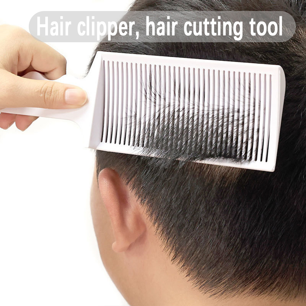 Binding Machine Comb - เครื่องมือตัดผม, หวีตัดแต่งขอบ, หวีหัวแบน, หวีตัดแบบกด, หวีจัดตำแหน่งและจัดแต่งทรงผมเพื่อการตัดผมที่สะดวก
