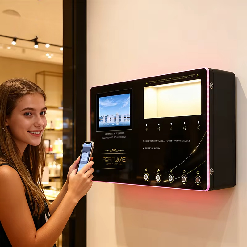 Smart Card Reader - เครื่องจำหน่ายน้ำหอมแบบกำหนดเอง 5 หัวฉีด พร้อมระบบอัตโนมัติ รับบัตร รับเงินสด