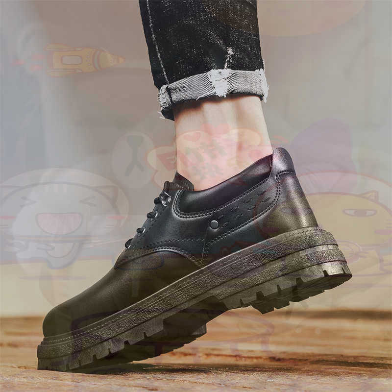 Home Office Tech Ideas - Dark Natural หนังแฟชั่น Trainers เทนนิสรองเท้าผ้าใบผู้ชายรองเท้าแฟชั่นรองเท้าผ้าใบคุณภาพกีฬาราคาต่ําสุขภาพ