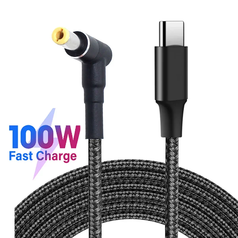 Cable Lock Laptop - 1.8 ม. 100W USB-C Type-C ถึง