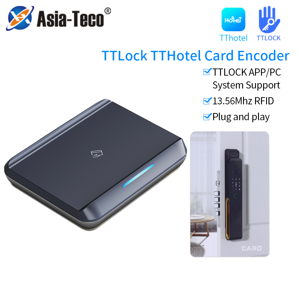 Smart Card Reader - เครื่องอ่านและเข้ารหัสบัตร IC RFID รุ่นใหม่ E5 สำหรับล็อคอัจฉริยะทั้งหมดของแอป