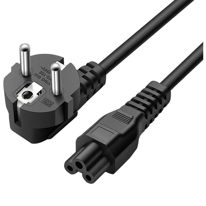 Cable Lock Laptop - 1.5M EU Universal แล็ปท็อป 3-pin ปลั๊กอะแดปเตอร์สายไฟสําหรับ