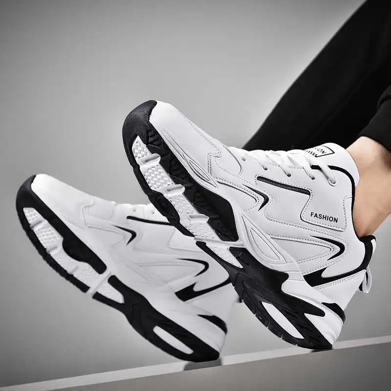 Home Office Tech Ideas - เย็นฤดูใบไม้ผลิ GYM รองเท้าผ้าใบ Casual Loafers Mens
