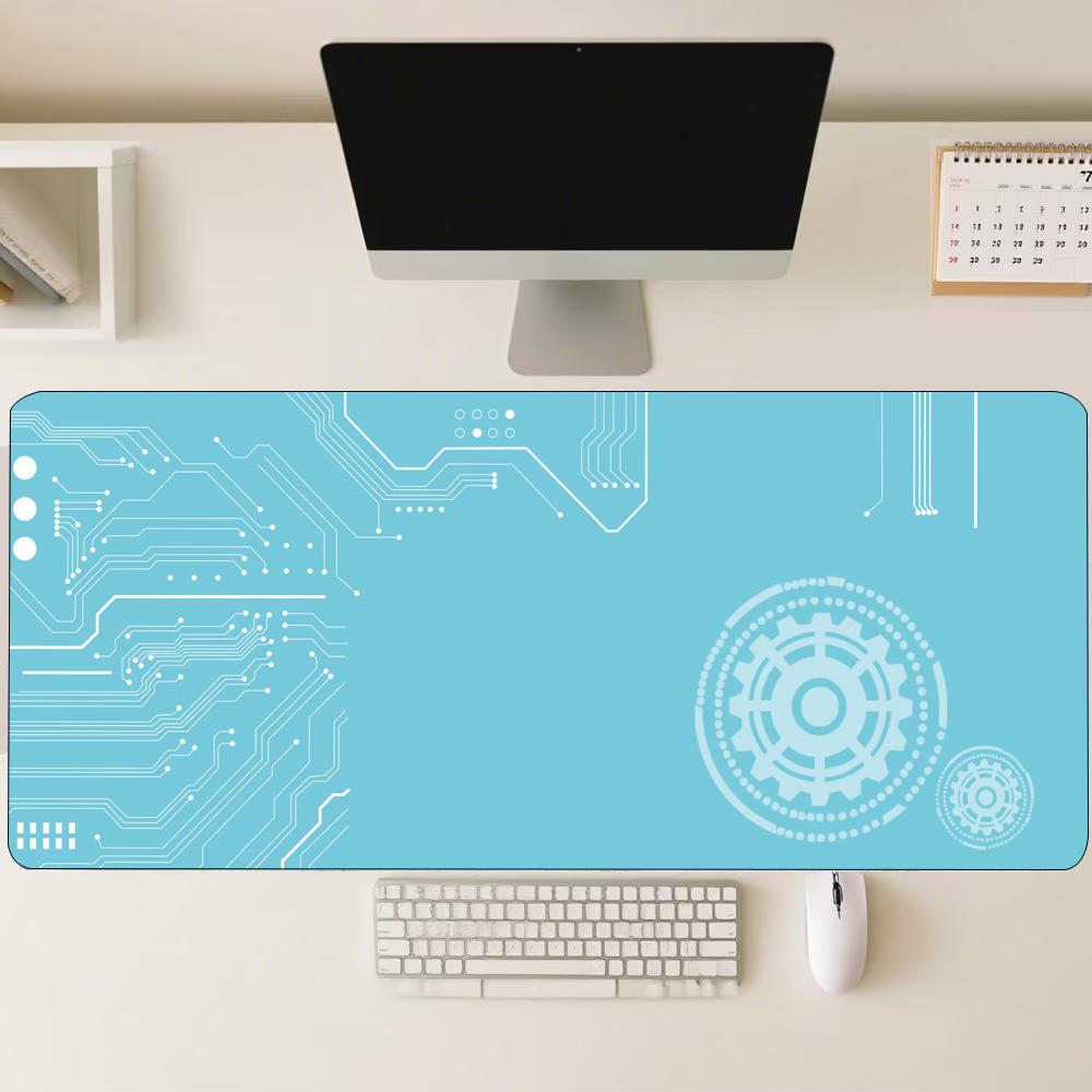 แผ่นรองเมาส์ลายวงจรเทคโนโลยีสี - Office Tech Gear บทวิจารณ์และราคา