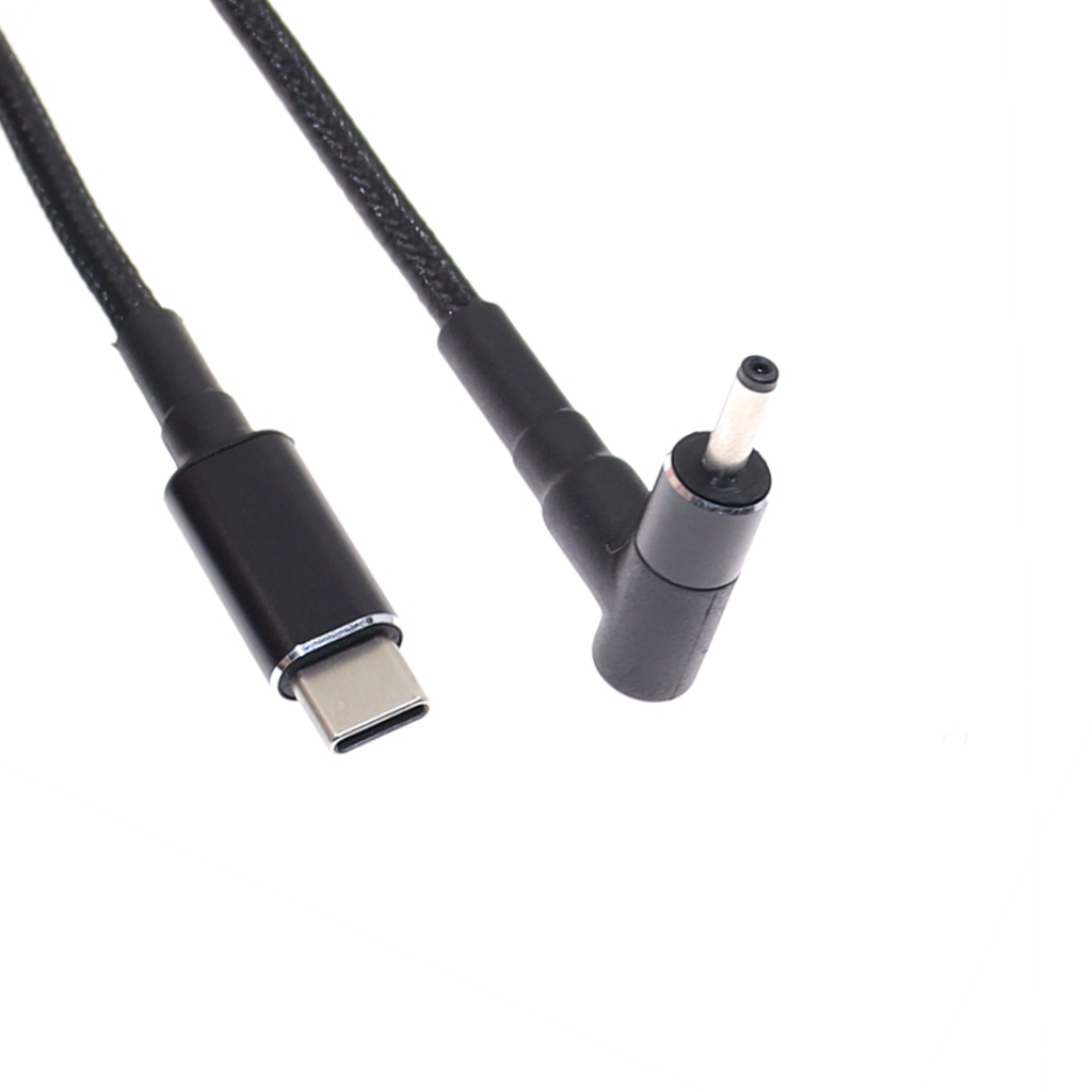 100W USB C ประเภท C ชายถึง DC  - Cable Lock Laptop บทวิจารณ์และราคา