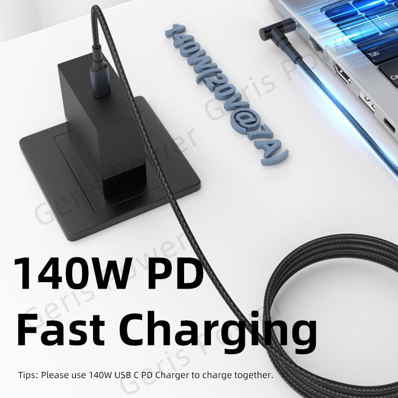65W 90W 140W USB C PD ถึง DC U - Cable Lock Laptop บทวิจารณ์และราคา