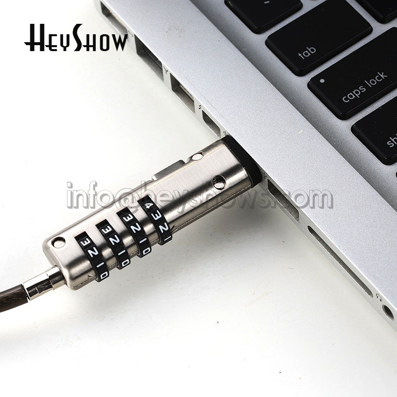 พอร์ต USB ป้องกันการโจรกรรมแบบ - Cable Lock Laptop บทวิจารณ์และราคา