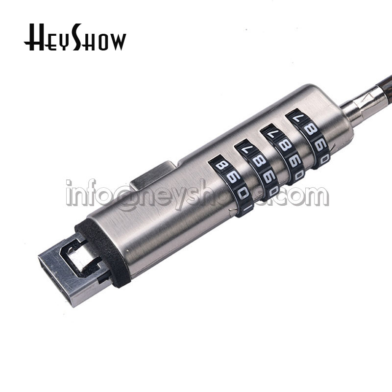 พอร์ต USB ป้องกันการโจรกรรมแบบ - Cable Lock Laptop บทวิจารณ์และราคา