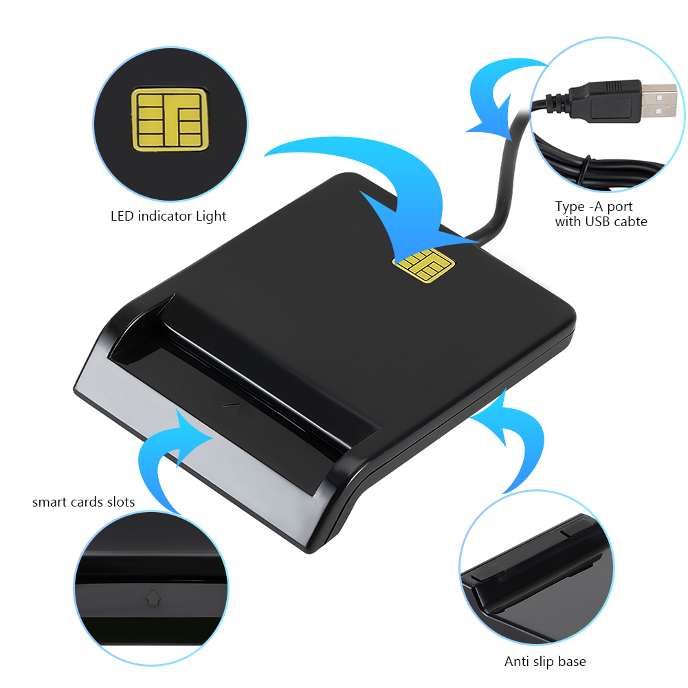 เครื่องอ่านการ์ดอัจฉริยะ USB ท - Smart Card Reader บทวิจารณ์และราคา