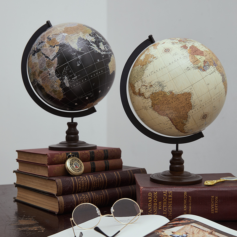 World Globo แผนที่ Vintage ยุโ - Office Technology บทวิจารณ์และราคา