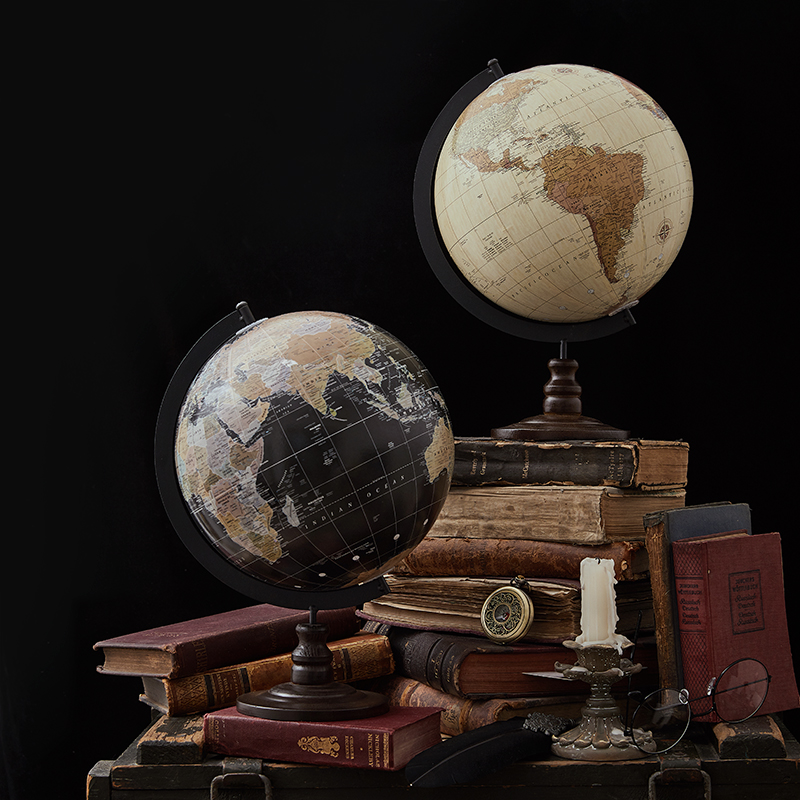 World Globo แผนที่ Vintage ยุโ - Office Technology บทวิจารณ์และราคา