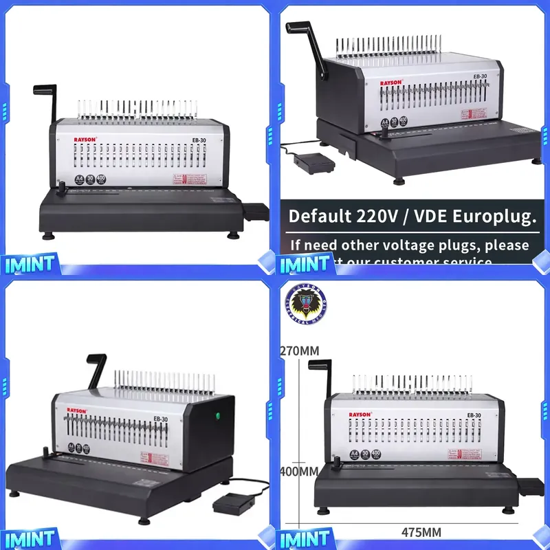 เครื่องเข้าเล่มกระดาษไฟฟ้าคุณภ - Binding Machine Comb บทวิจารณ์และราคา
